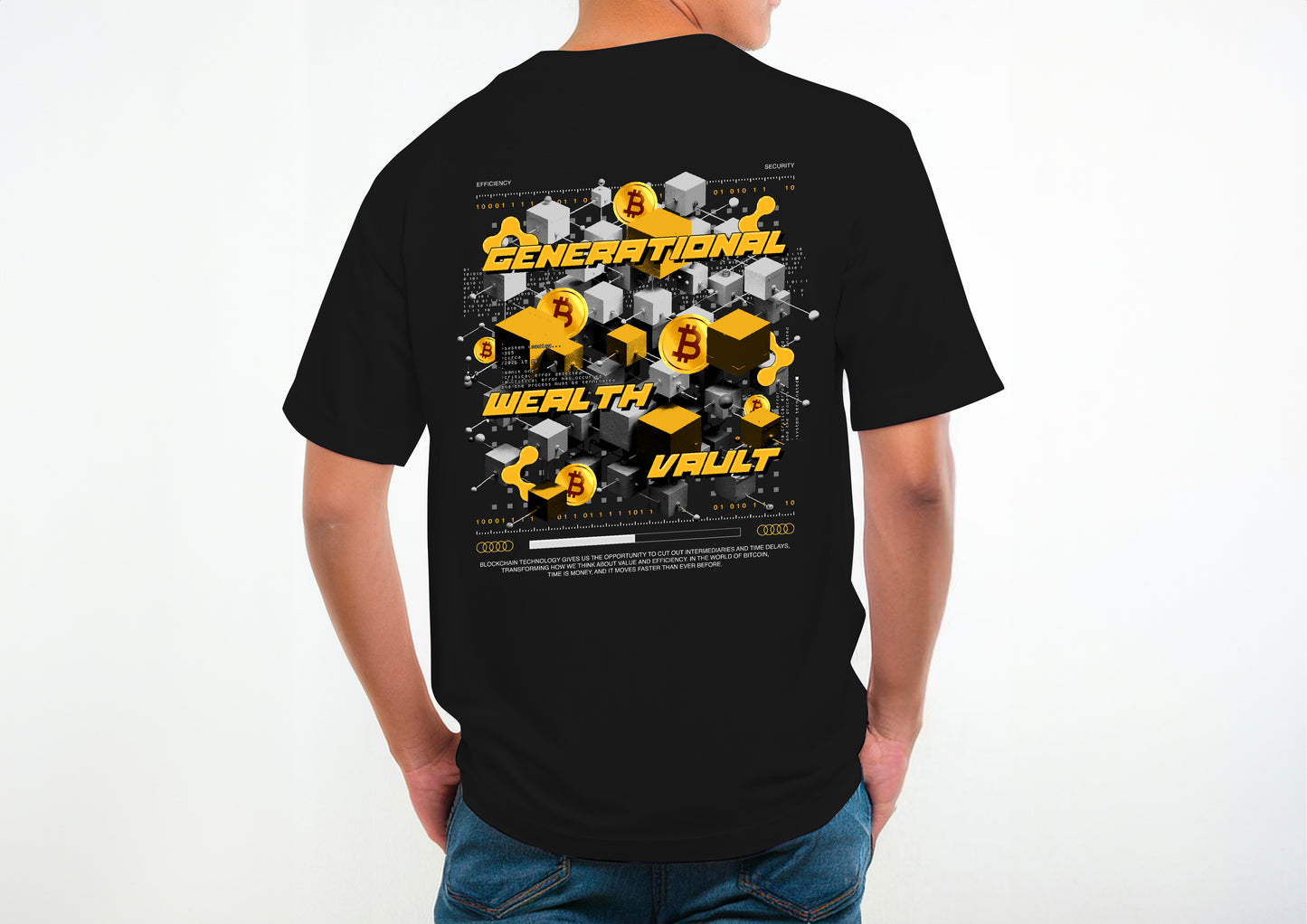 Time is Money Blockchain Bitcoin Shirt